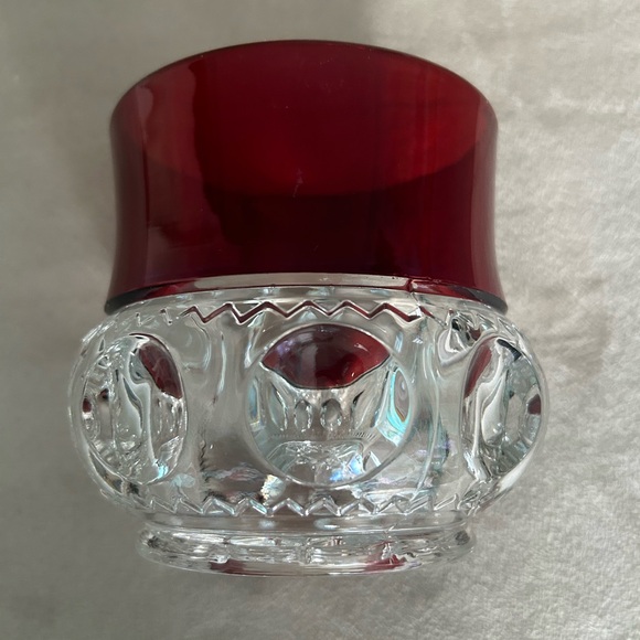 Glass US glass XLCR excelsior kings crown ruby stain sugar bowl base no lid - Picture 2 of 7